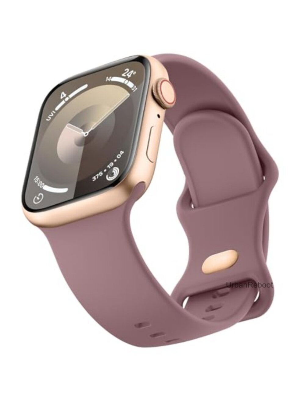 Sport Silicone Watch Band Compatible with Apple Watch 38mm 40mm 41mm 42mm 44mm